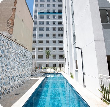 Detalhe da área de lazer do Mapp Rio Branco